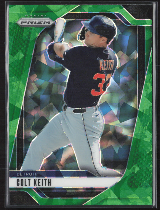 2025 Panini Prizm #289 Colt Keith Green Ice Prizms