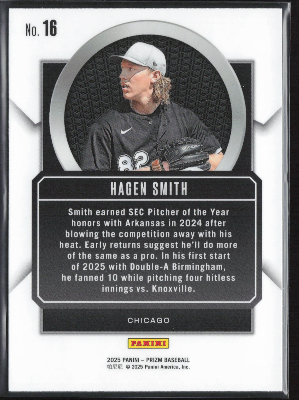 2025 Panini Prizm #16 Hagen Smith Talisman