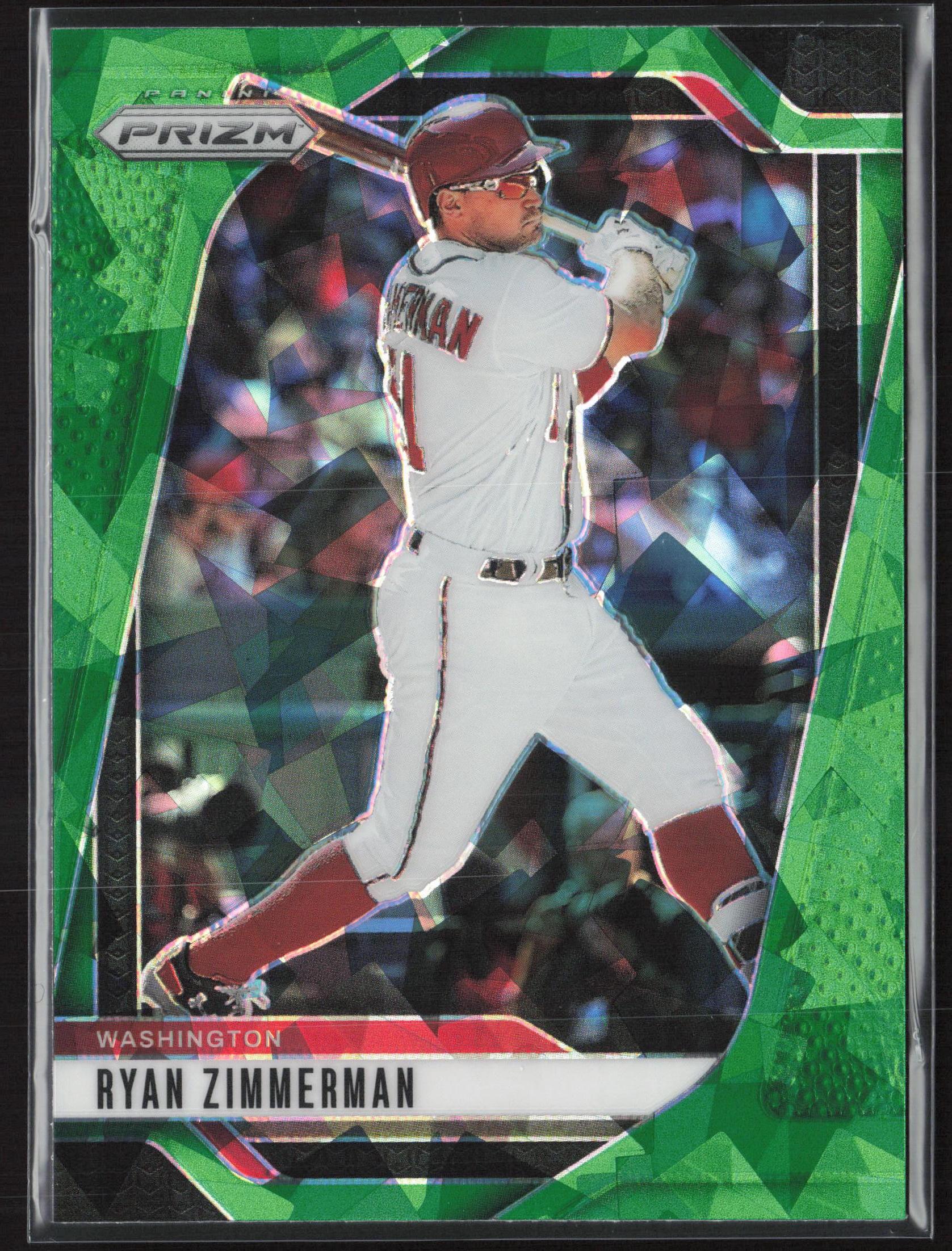2025 Panini Prizm #205 Ryan Zimmerman Green Ice Prizms