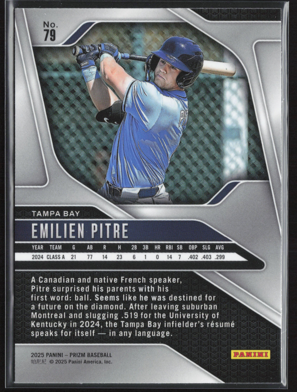 2025 Panini Prizm #79 Emilien Pitre