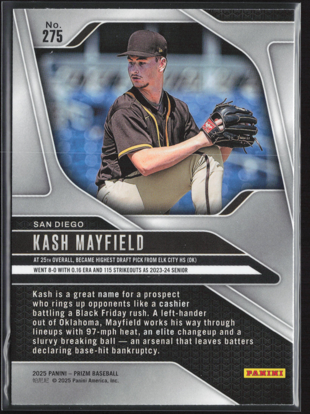 2025 Panini Prizm #275 Kash Mayfield