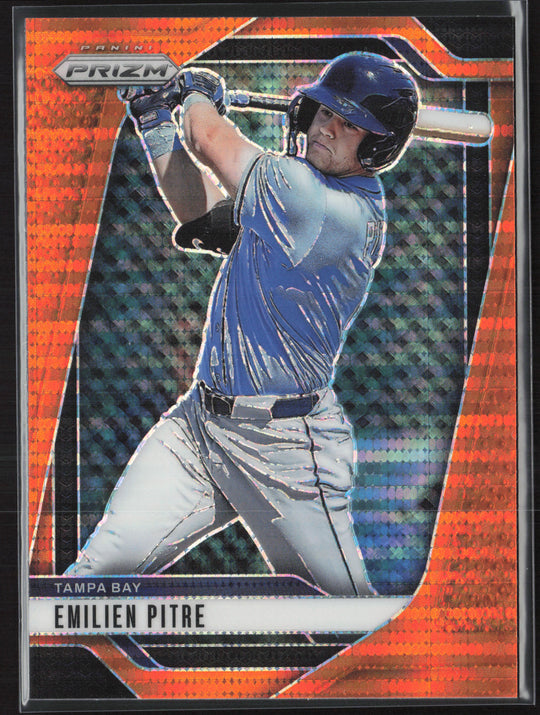 2025 Panini Prizm #79 Emilien Pitre Orange Pulsar Prizms #/399