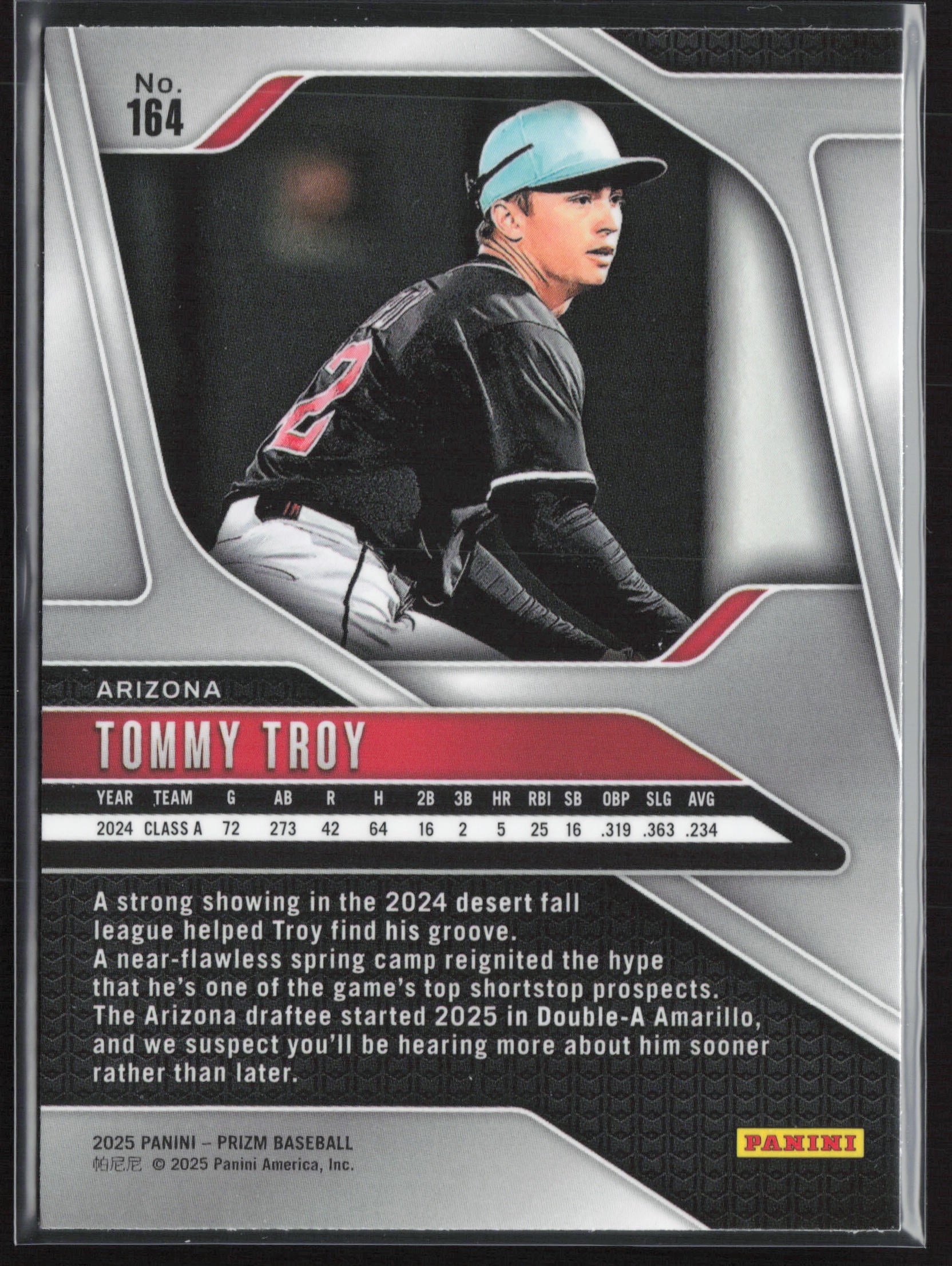 2025 Panini Prizm #164 Tommy Troy