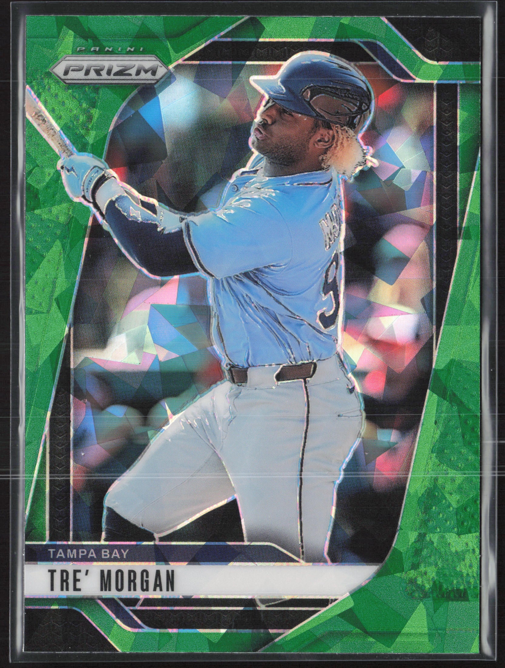 2025 Panini Prizm #45 Tre' Morgan Green Ice Prizms