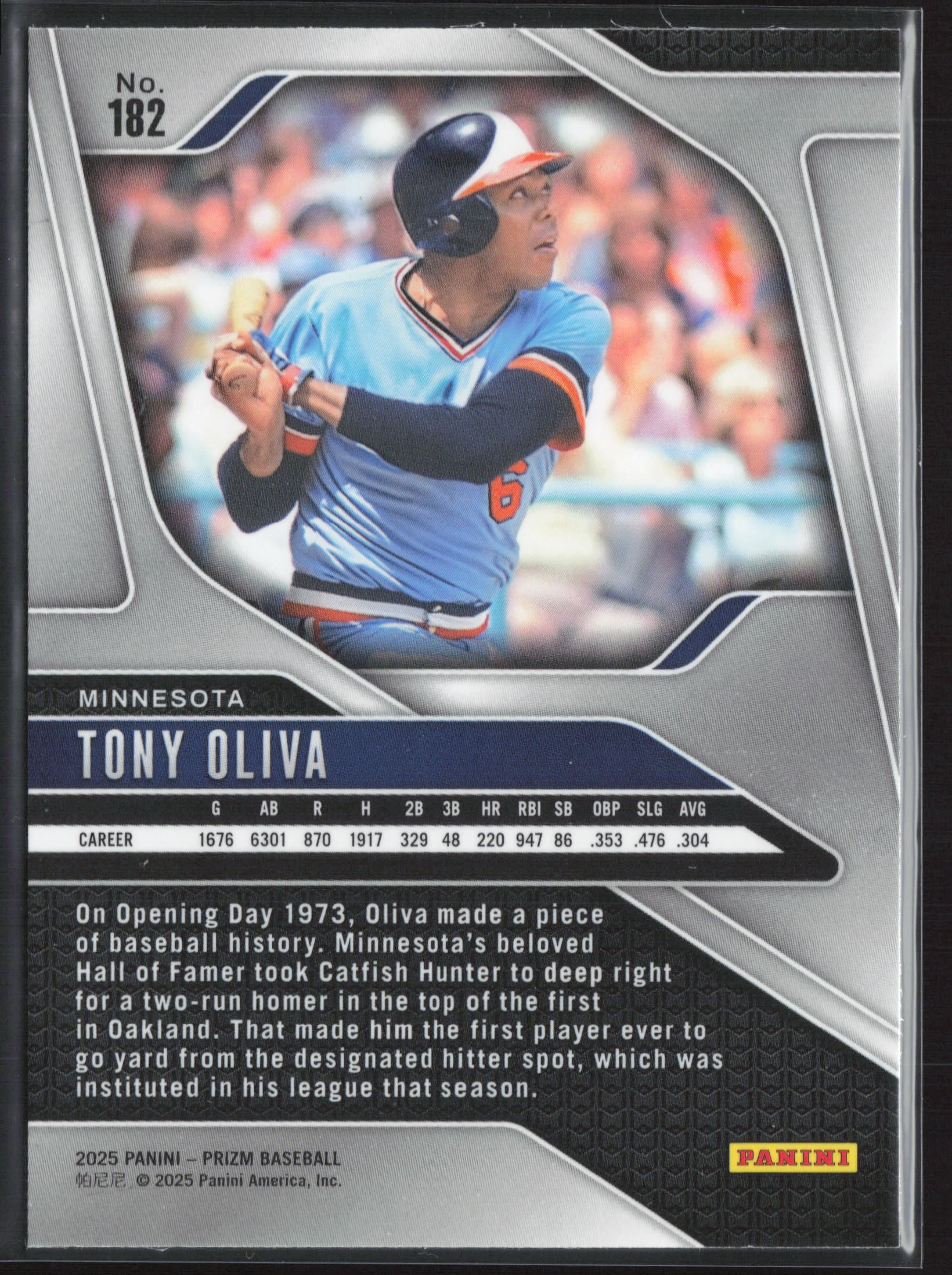 2025 Panini Prizm #182 Tony Oliva