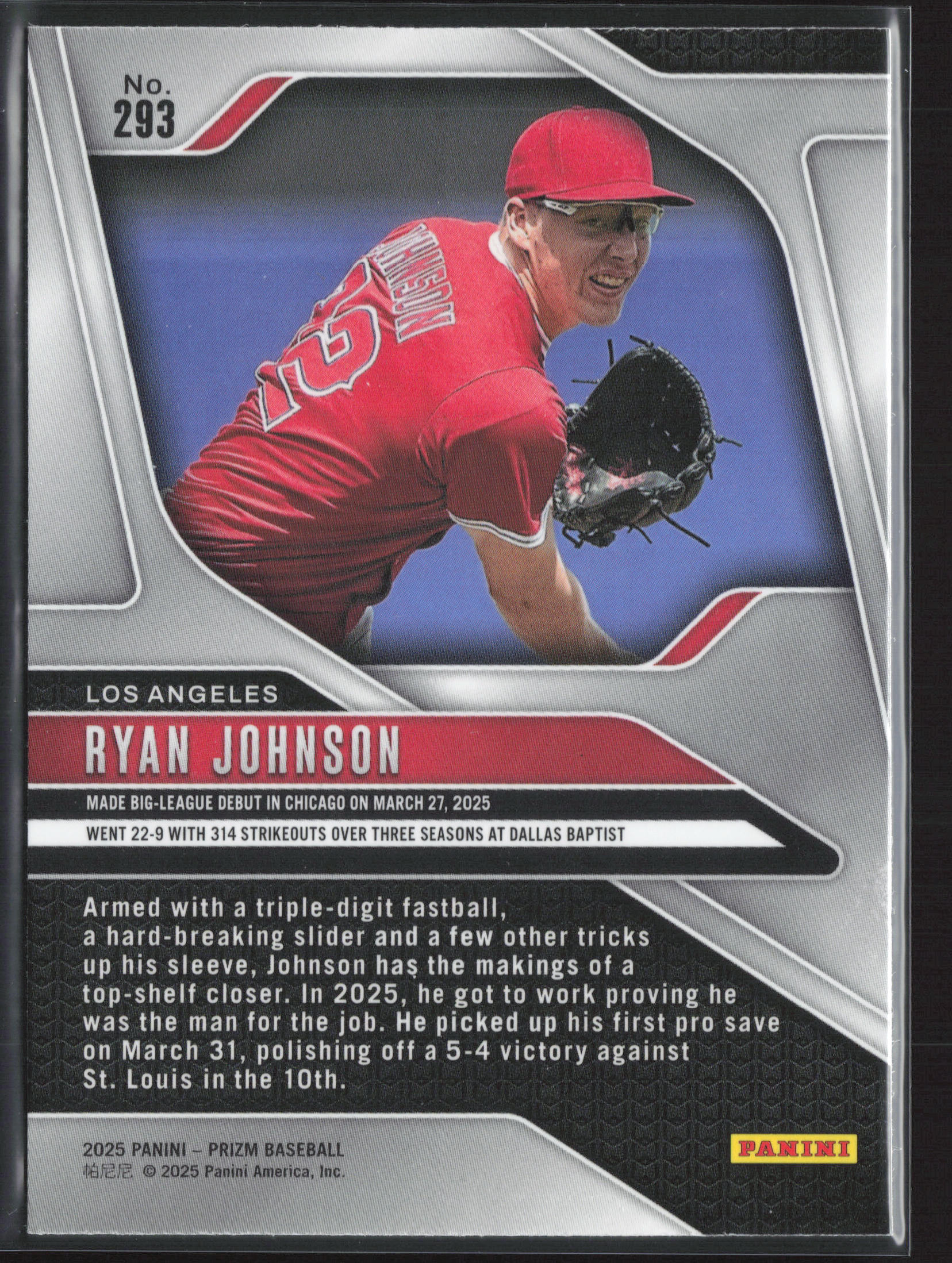 2025 Panini Prizm #293 Ryan Johnson