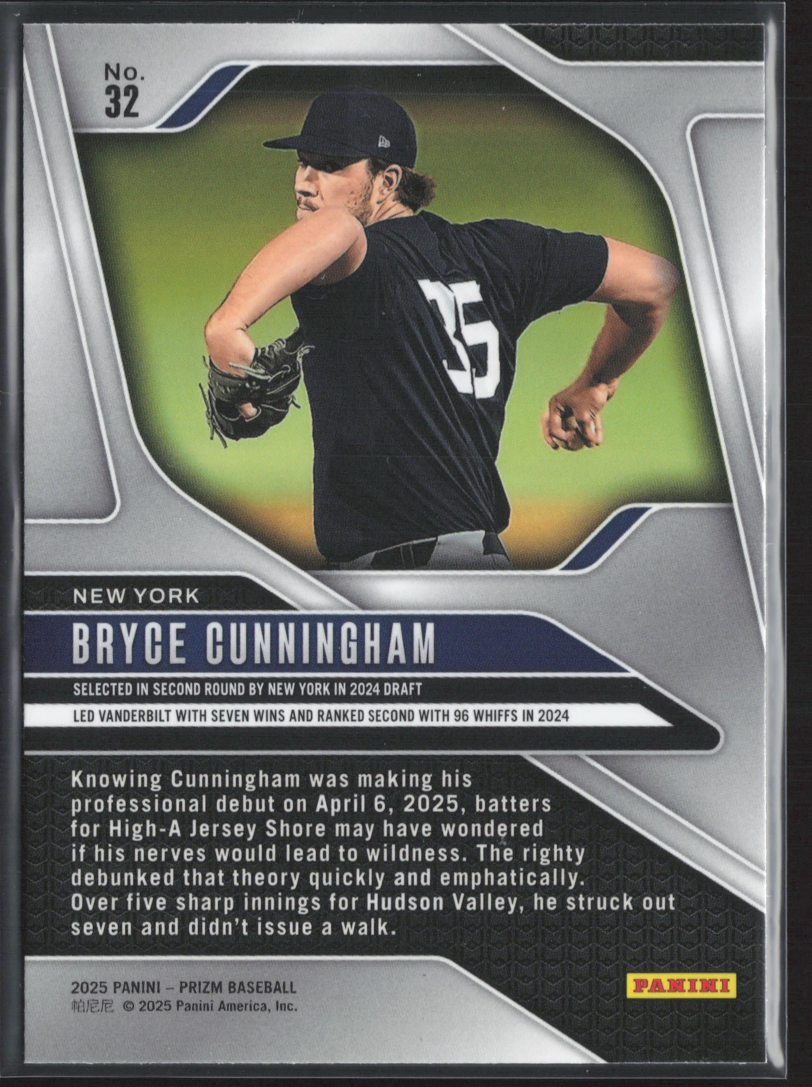 2025 Panini Prizm #32 Bryce Cunningham