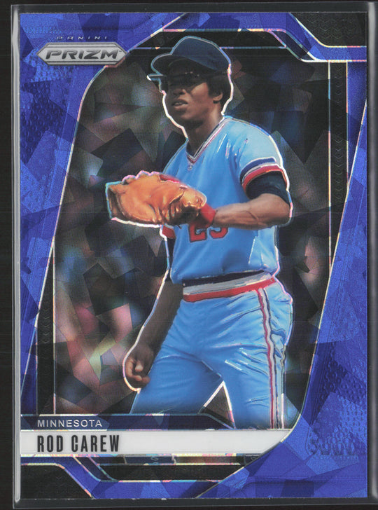 2025 Panini Prizm #197 Rod Carew Blue Ice Prizms
