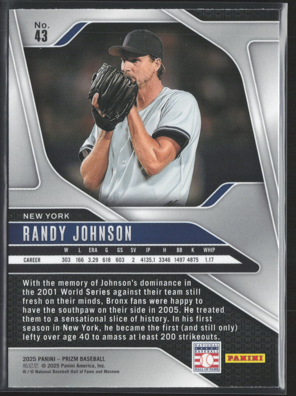 2025 Panini Prizm #43 Randy Johnson