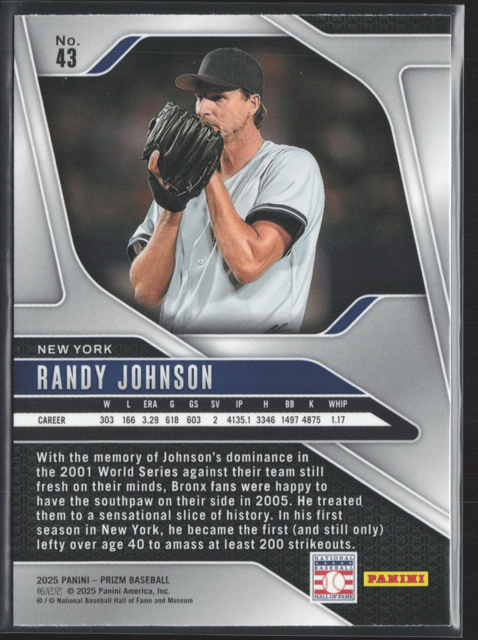 2025 Panini Prizm #43 Randy Johnson