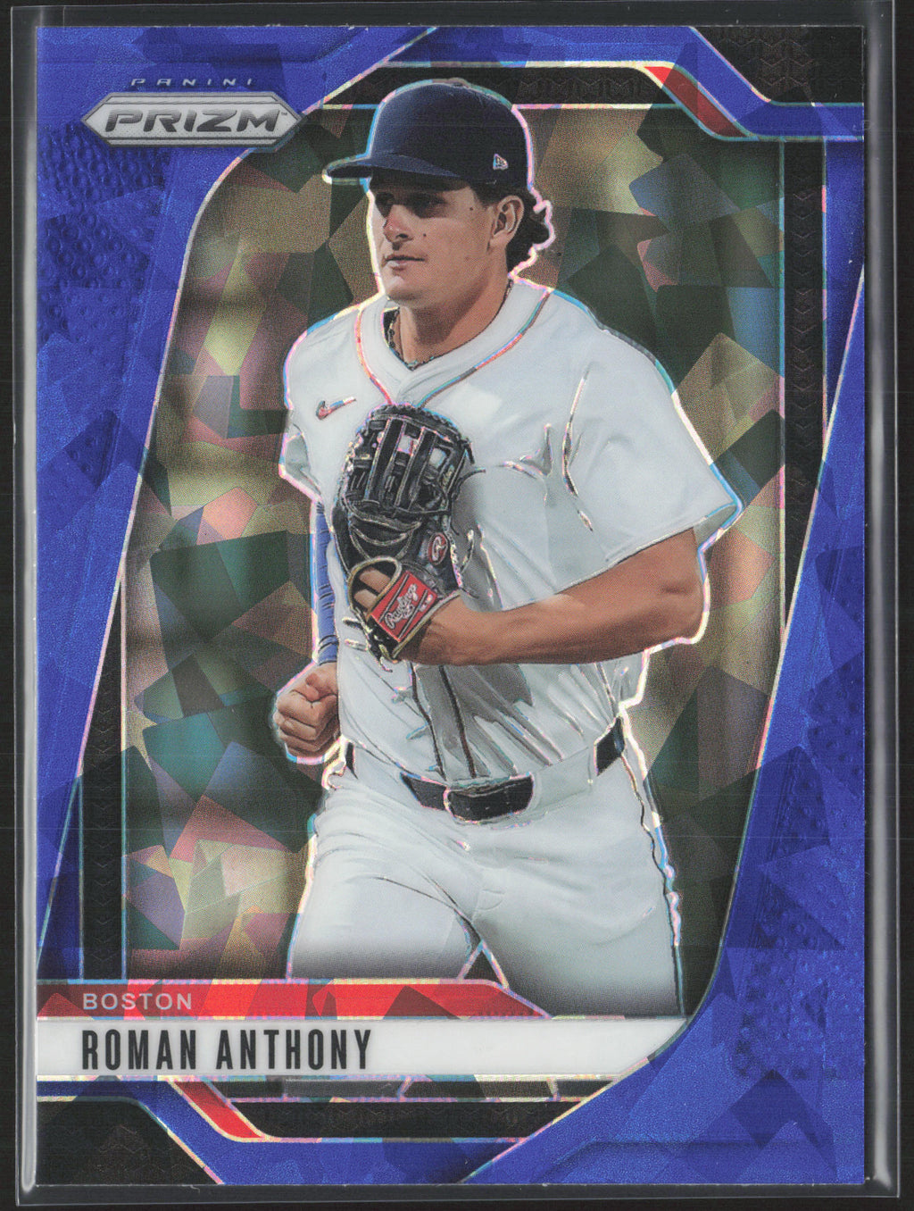 2025 Panini Prizm #266 Roman Anthony Blue Ice Prizms