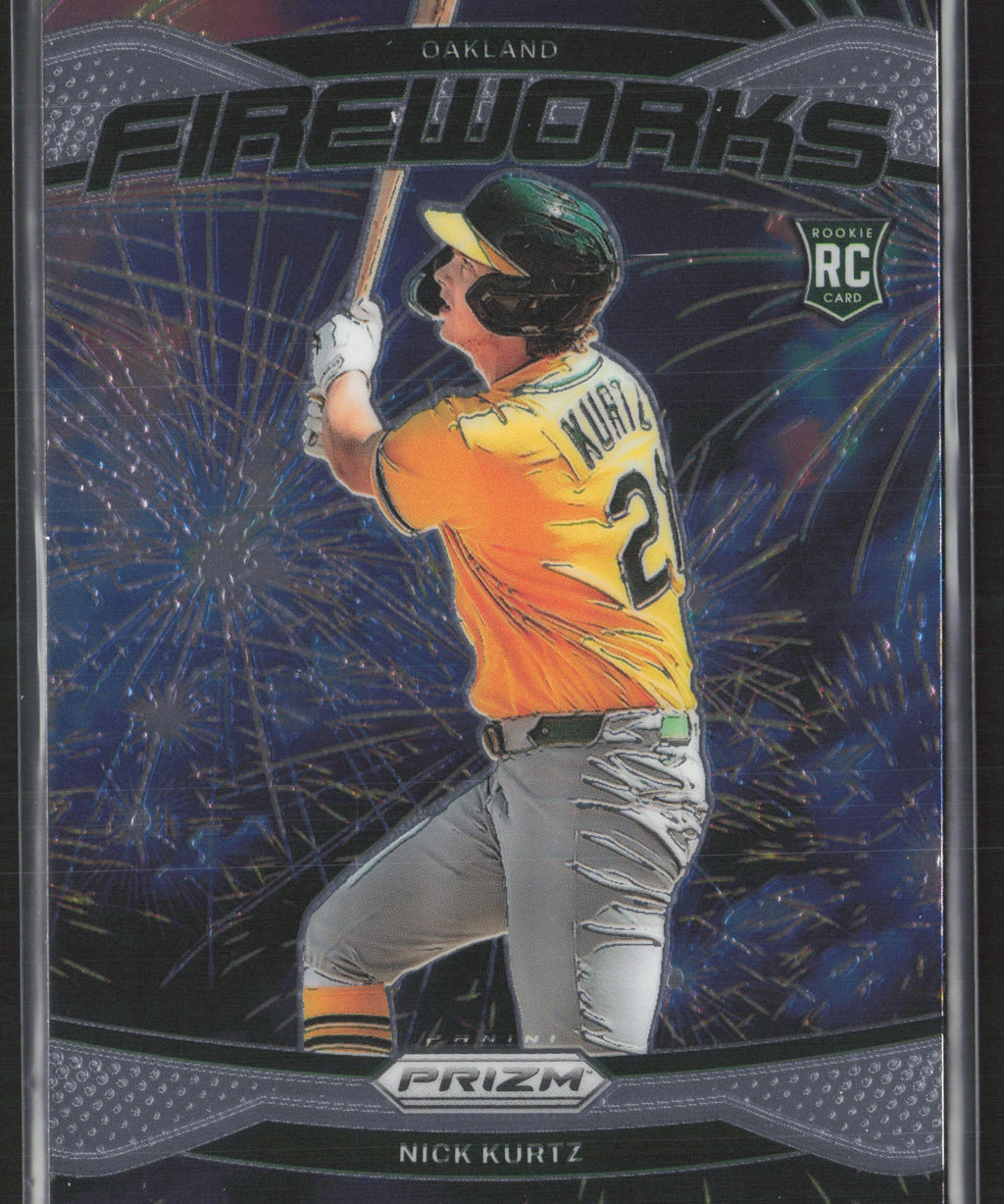 2025 Panini Prizm #23 Nick Kurtz Fireworks