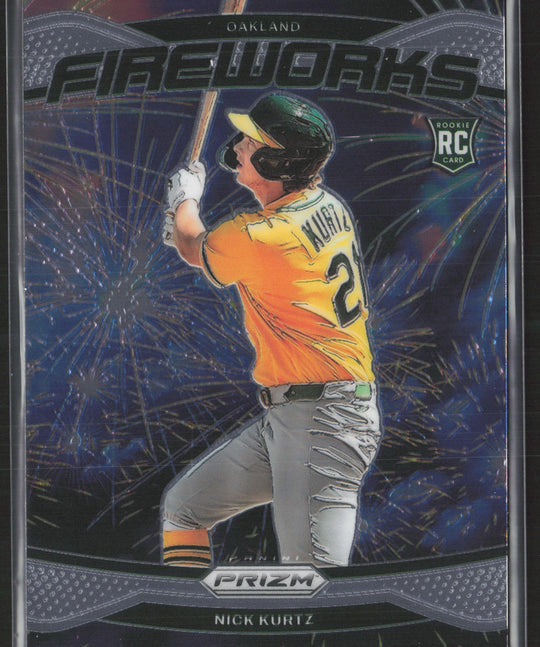 2025 Panini Prizm #23 Nick Kurtz Fireworks