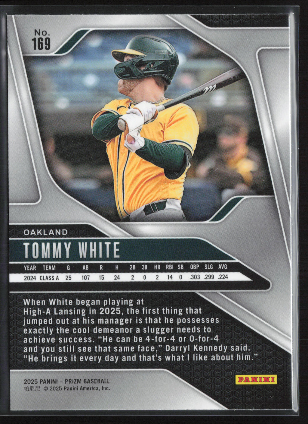 2025 Panini Prizm #169 Tommy White