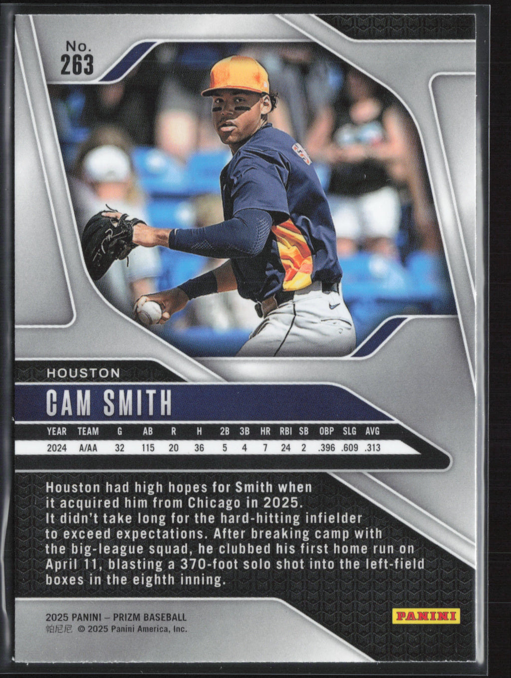 2025 Panini Prizm #263 Cam Smith
