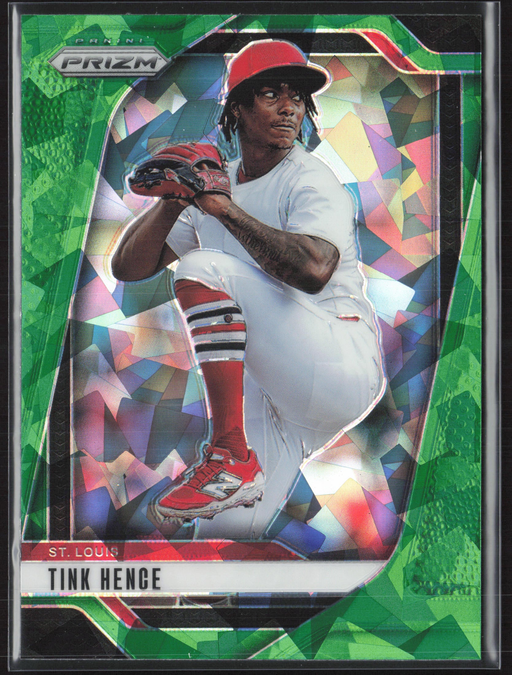 2025 Panini Prizm #168 Tink Hence Green Ice Prizms
