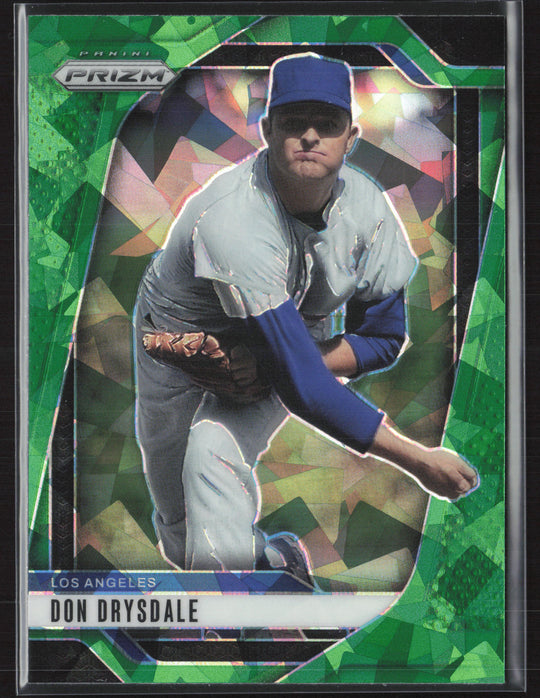 2025 Panini Prizm #57 Don Drysdale Green Ice Prizms