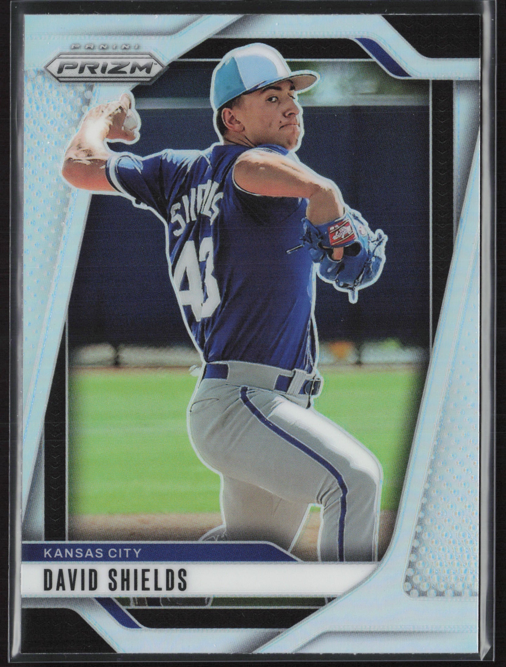 2025 Panini Prizm #270 David Shields Silver Prizms