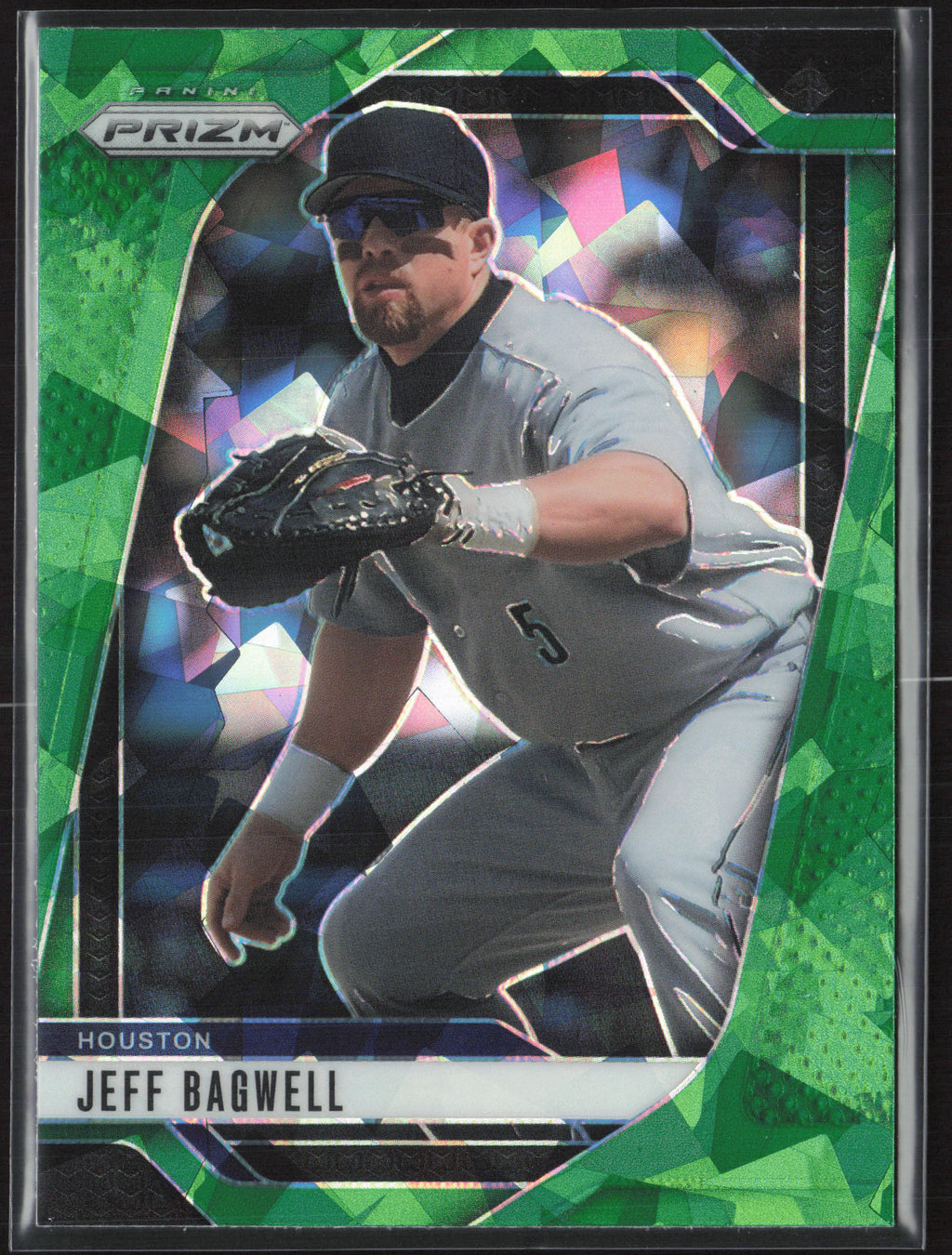 2025 Panini Prizm #60 Jeff Bagwell Green Ice Prizms