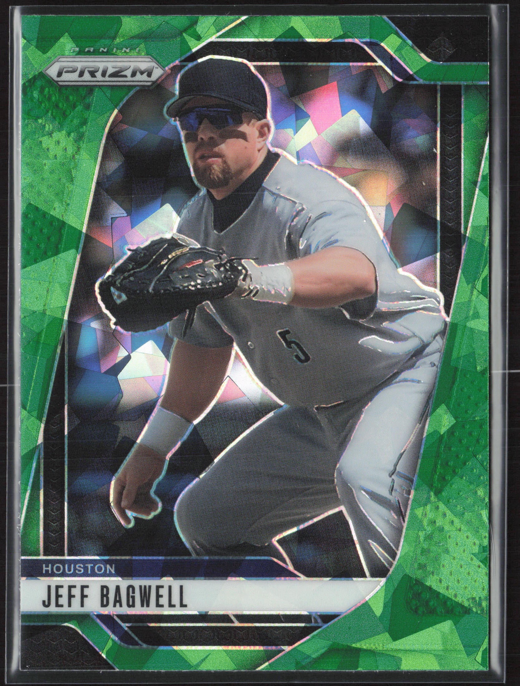 2025 Panini Prizm #60 Jeff Bagwell Green Ice Prizms