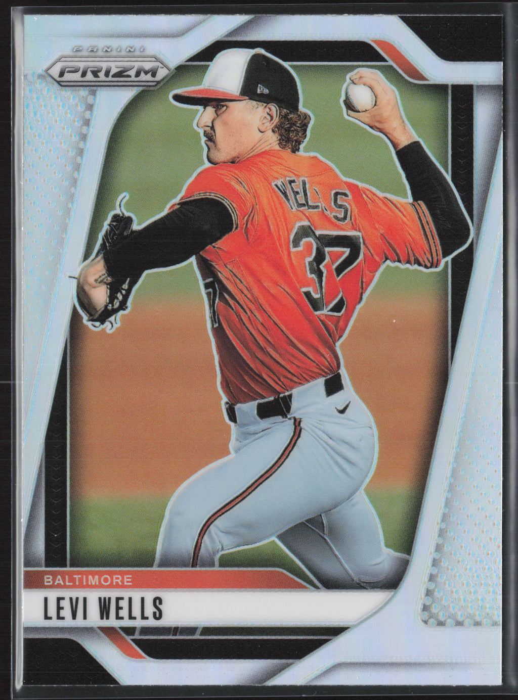 2025 Panini Prizm #68 Levi Wells Silver Prizms