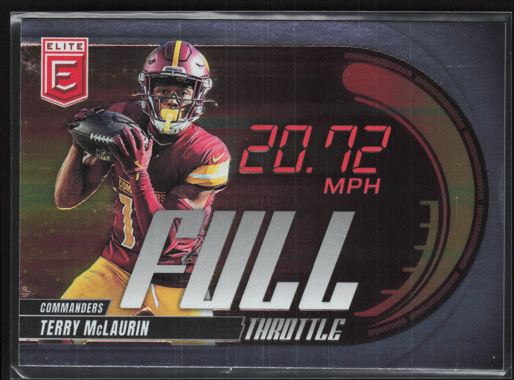 2025 Donruss Elite #19 Terry McLaurin Full Throttle