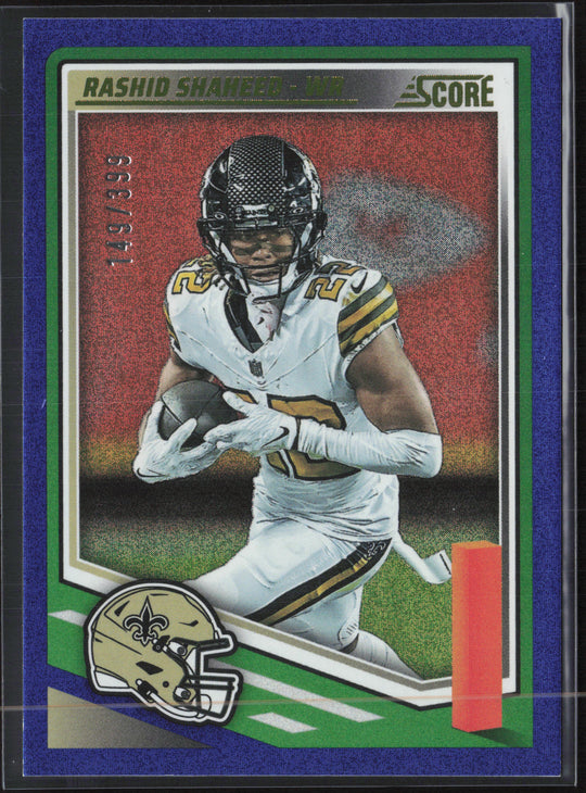2025 Score #191 Rashid Shaheed Dots Blue #/399