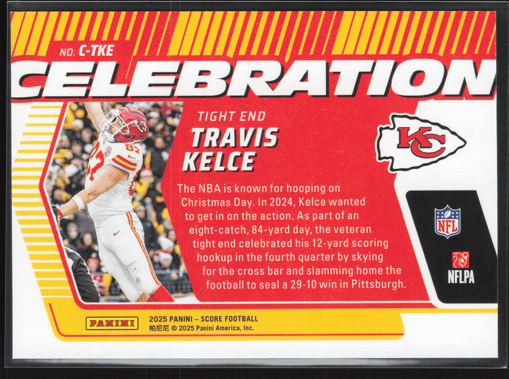 2025 Score #C-TKE Travis Kelce Celebration
