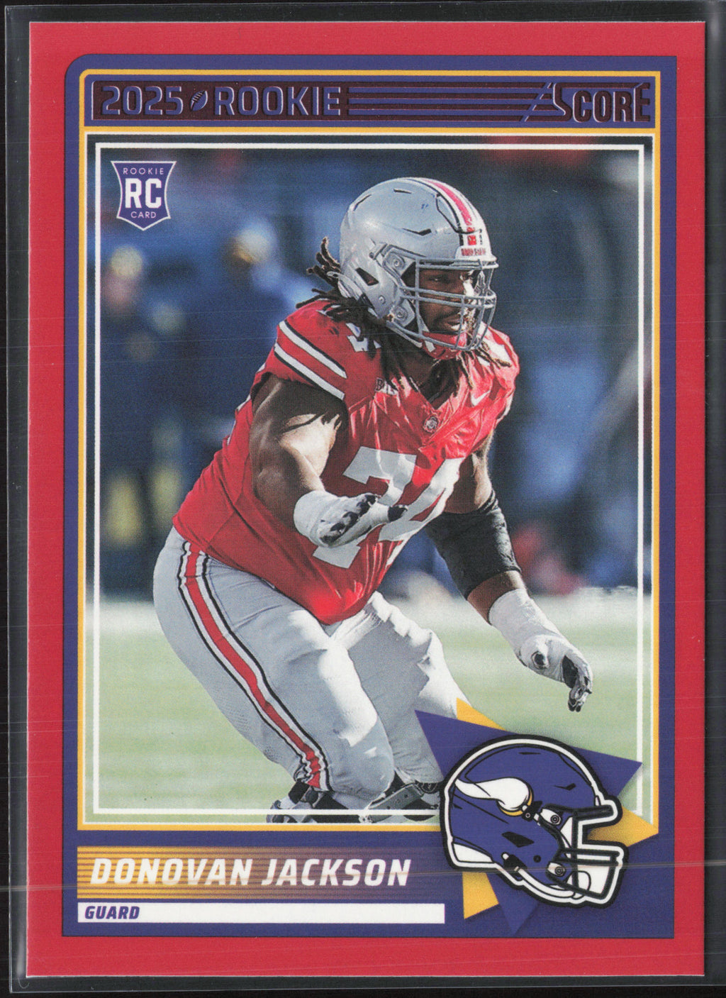 2025 Score #90 Donovan Jackson Red