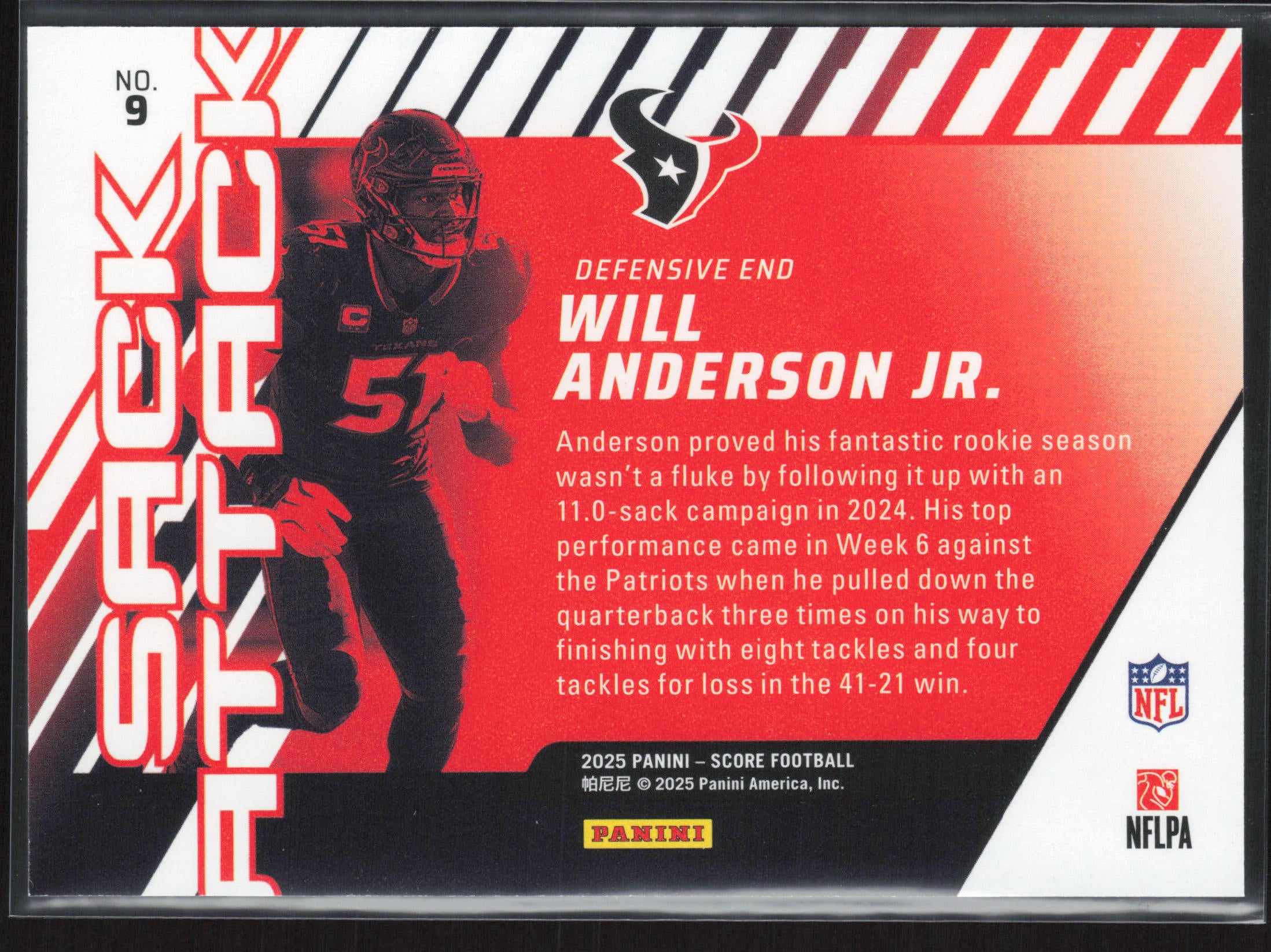 2025 Score #9 Will Anderson Jr. Sack Attack