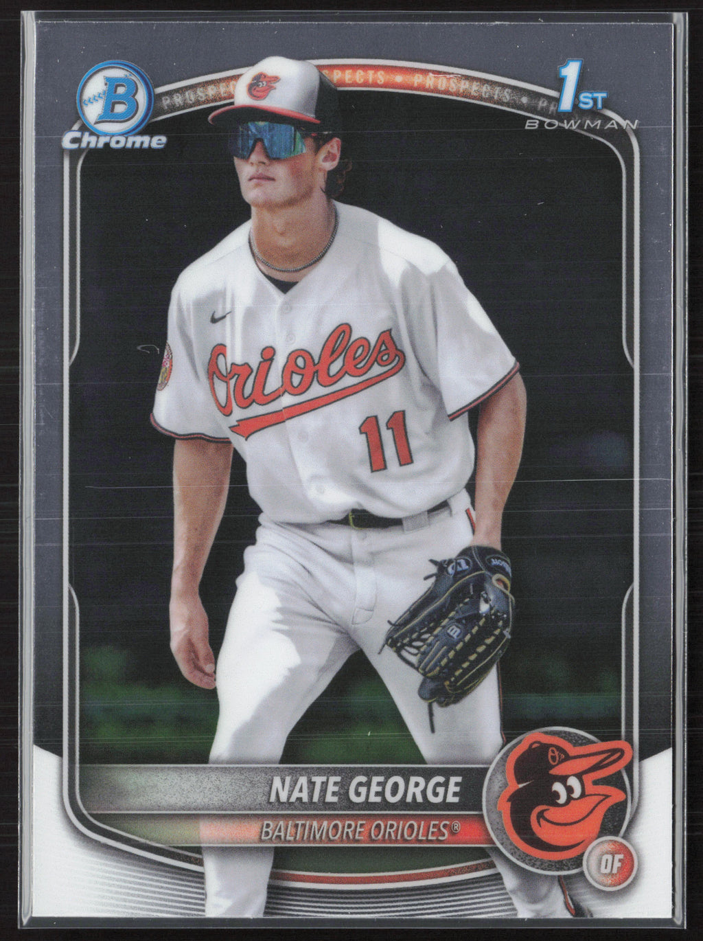 2025 Bowman Chrome #BCP-184 Nate George Prospects