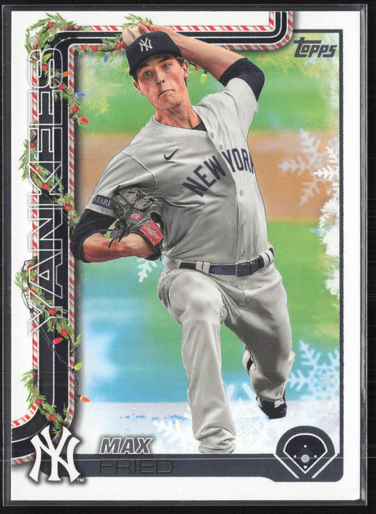 2025 Topps Holiday #H119 Max Fried