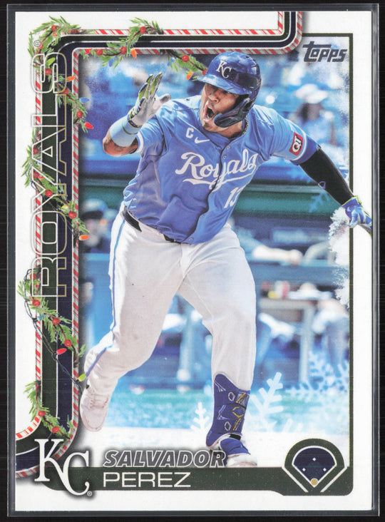 2025 Topps Holiday #H116 Salvador Perez
