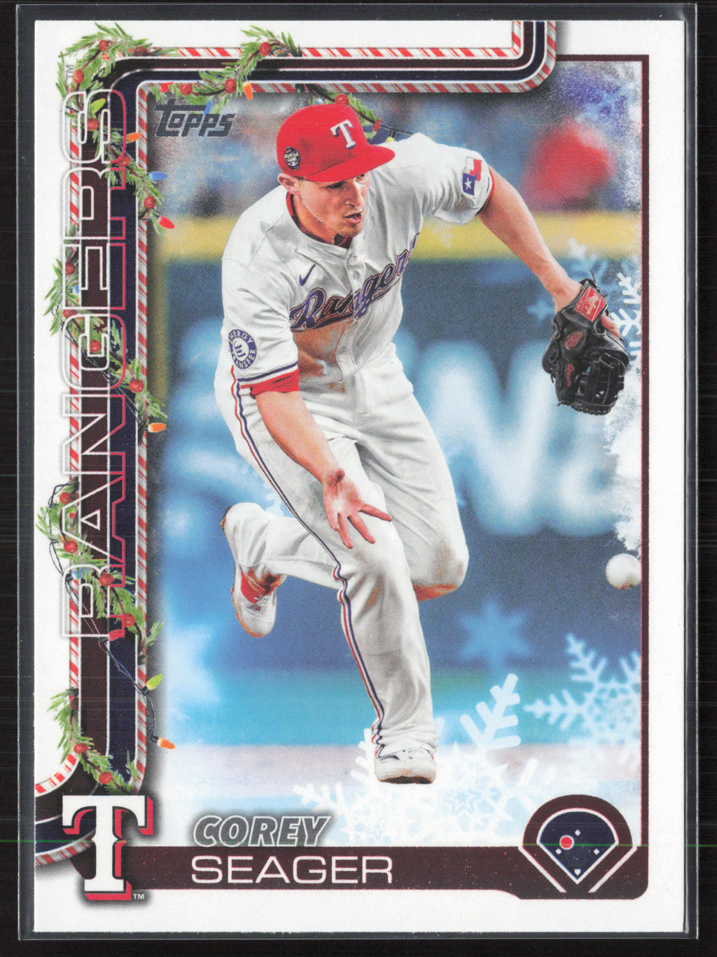 2025 Topps Holiday #H125 Corey Seager
