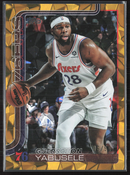 2025-26 Topps #26 Guerschon Yabusele Diamante Gold #/50
