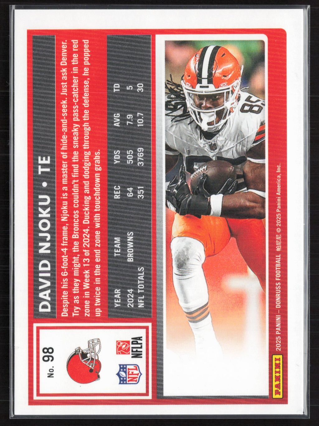 2025 Donruss #98 David Njoku