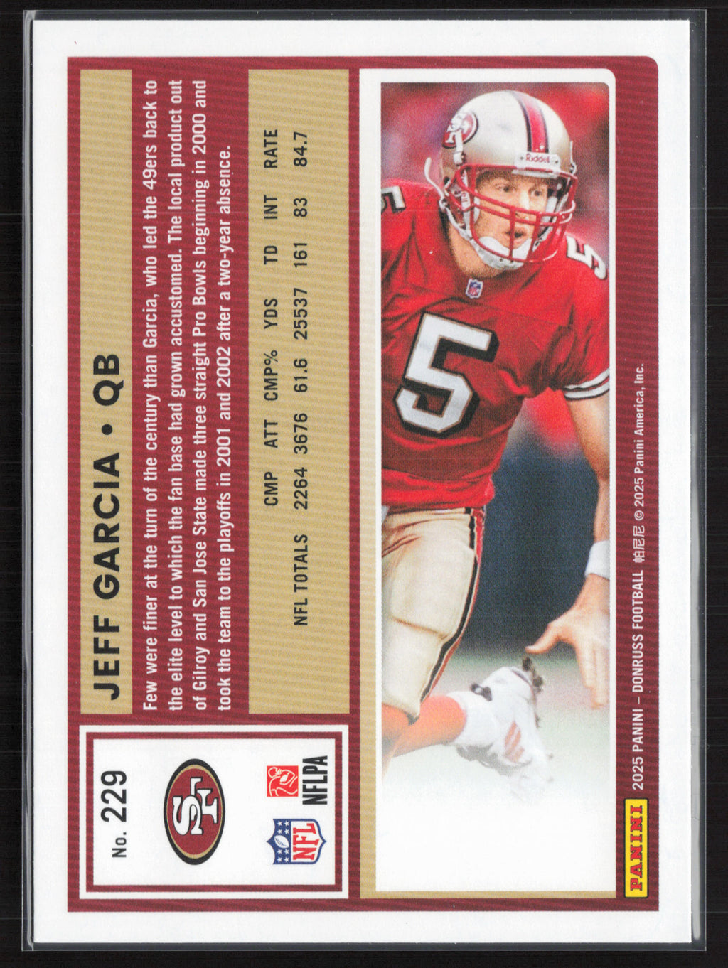2025 Donruss #229 Jeff Garcia