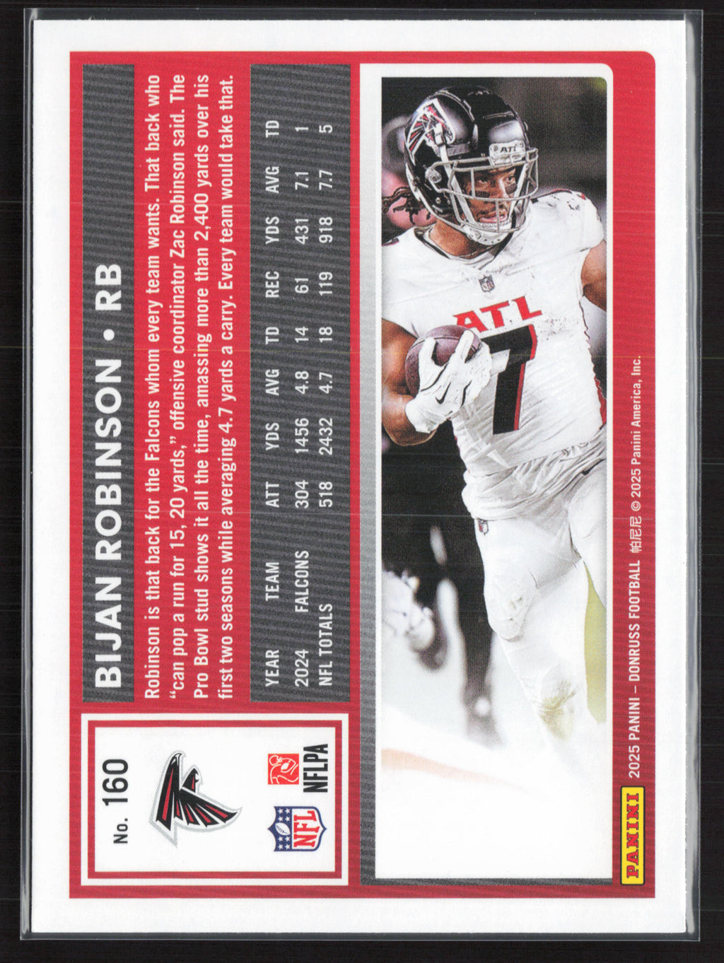 2025 Donruss #160 Bijan Robinson