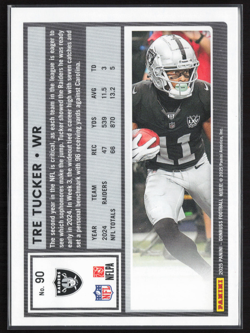 2025 Donruss #90 Tre Tucker
