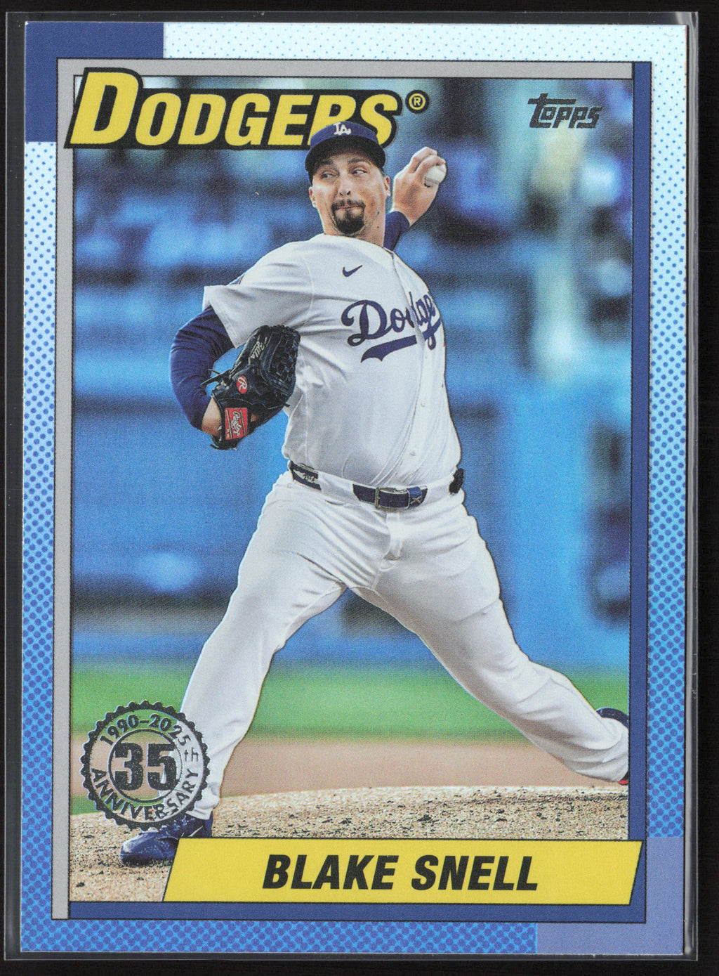2025 Topps Update #U90-4 Blake Snell 1990 Topps Baseball 35th Anniversary