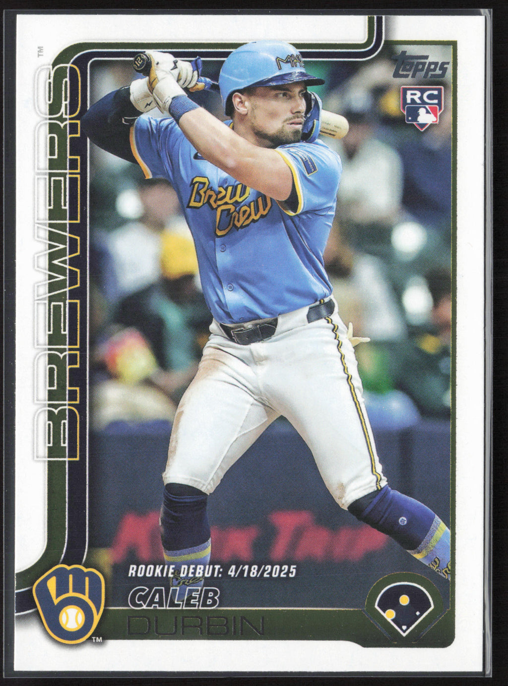 2025 Topps Update #US59 Caleb Durbin