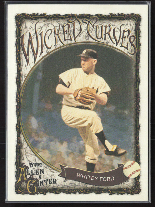 2025 Topps Allen & Ginter #WC-33 Whitey Ford Wicked Curves