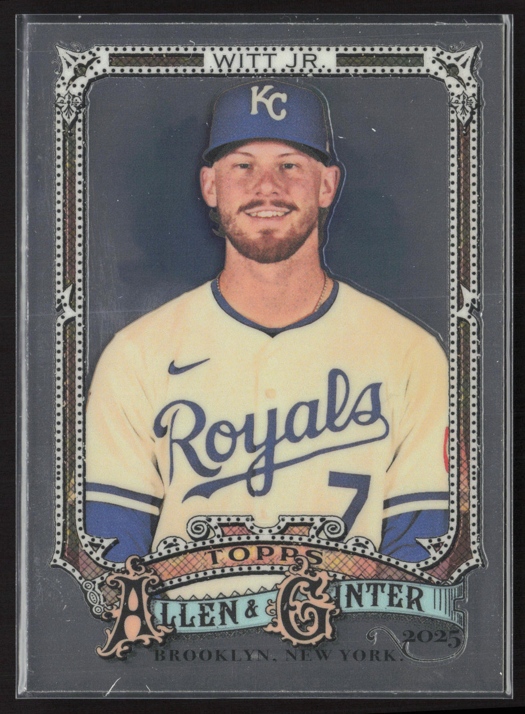 2025 Topps Allen & Ginter #123 Bobby Witt Jr. Chrome