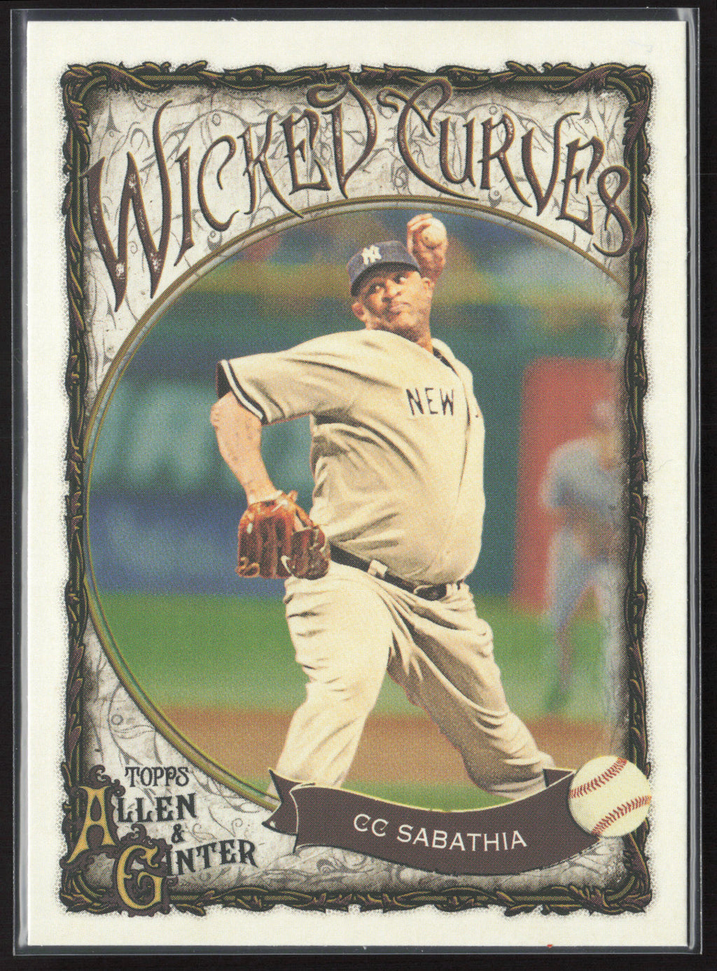 2025 Topps Allen & Ginter #WC-25 CC Sabathia Wicked Curves