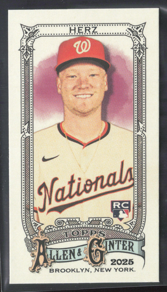 2025 Topps Allen & Ginter #237 DJ Herz Mini Allen & Ginter Back