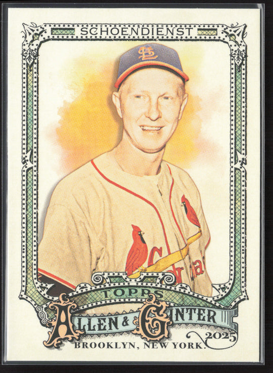 2025 Topps Allen & Ginter #304 Red Schoendienst