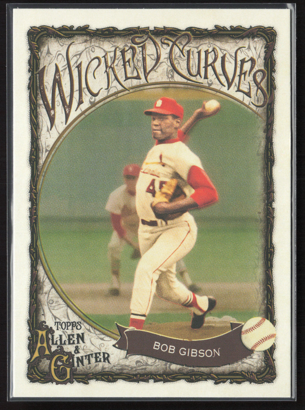 2025 Topps Allen & Ginter #WC-23 Bob Gibson Wicked Curves