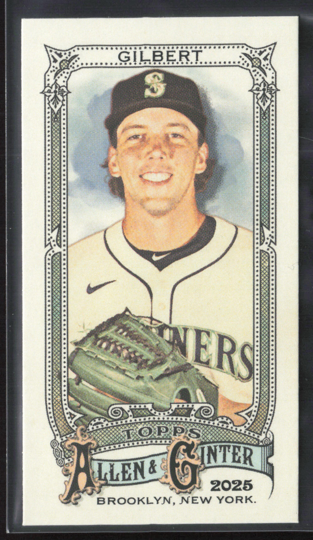 2025 Topps Allen & Ginter #239 Logan Gilbert Mini Allen & Ginter Back