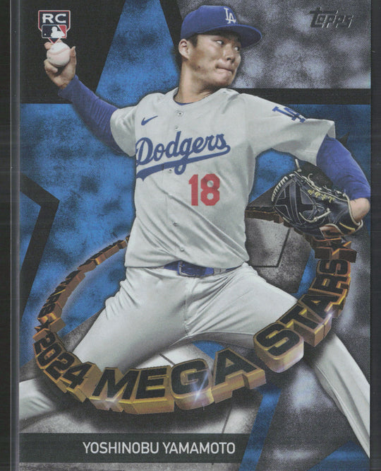 2024 Topps #TMS2-19 Yoshinobu Yamamoto Mega Stars