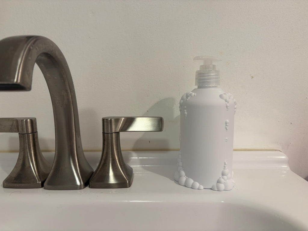 Bubble Soap Dispenser: Modern Bathroom Sink Accessory
